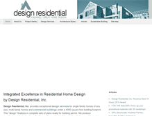 Tablet Screenshot of designresidential.biz